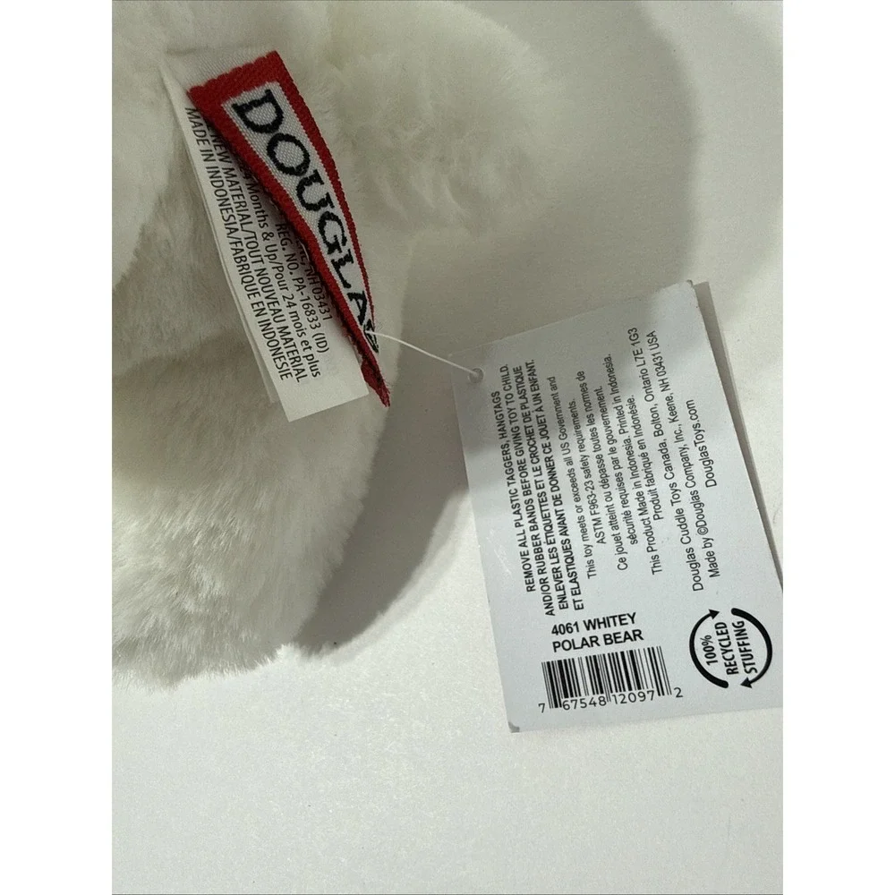 Douglas Cuddle Whitey Polar Bear #4061 Plush Stuffed Animal Toy
